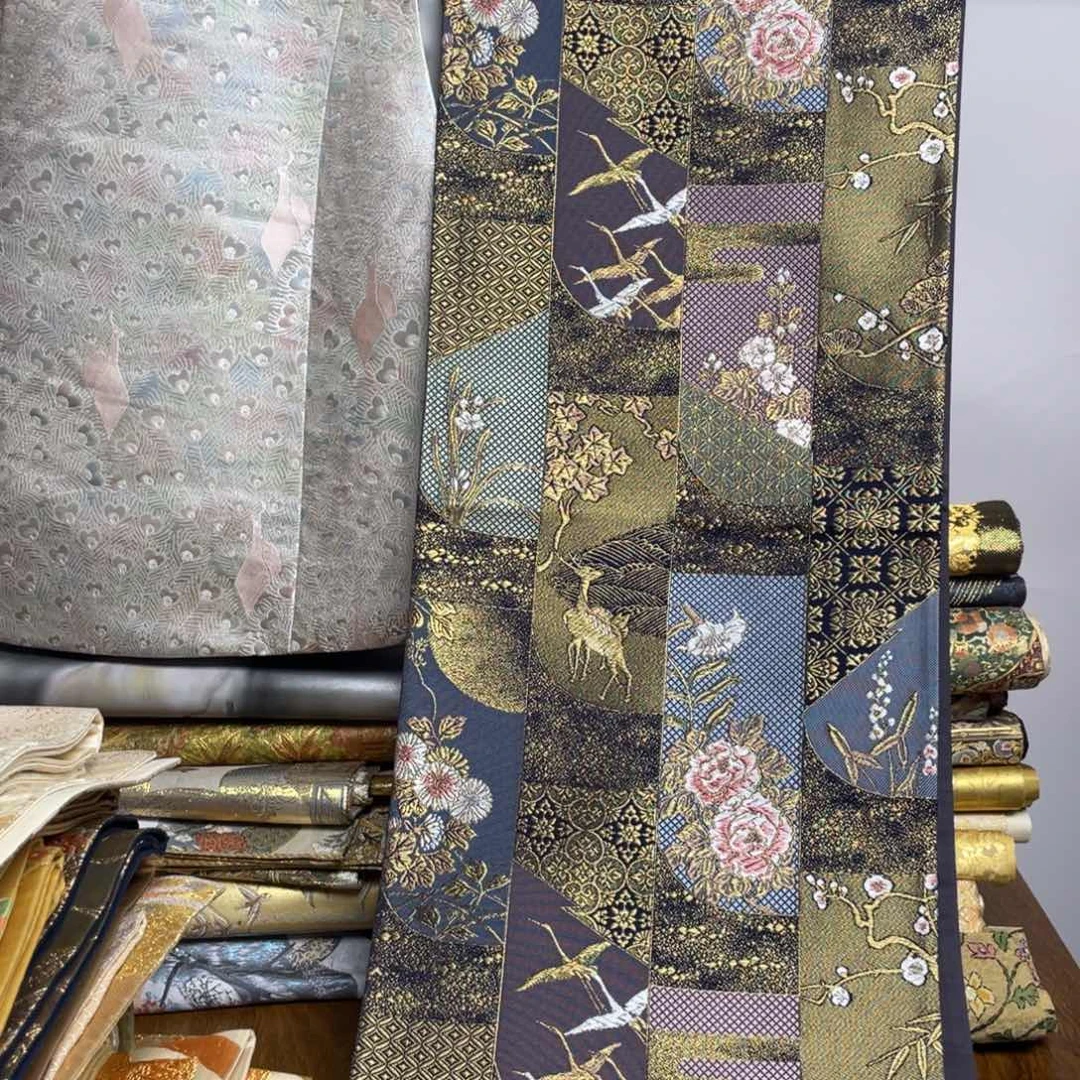 织绣鹿西阵织西阵织
