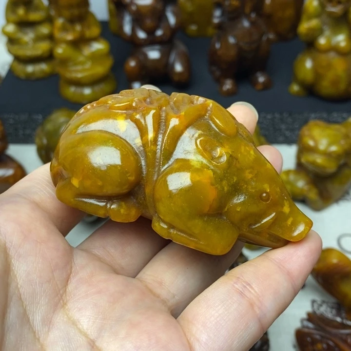 未镶嵌蛇纹石玉颈饰49