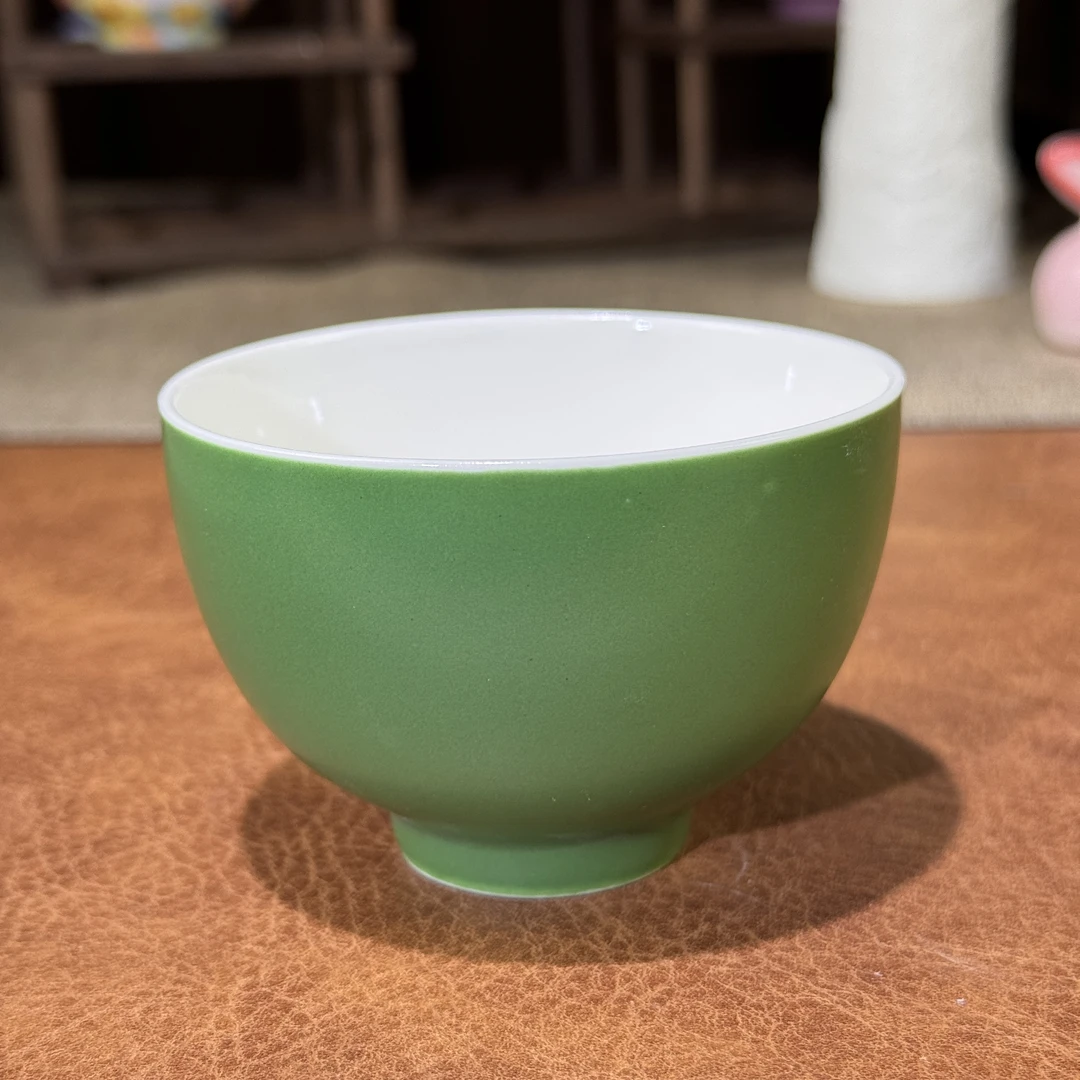 0416-苹果绿主人杯95ml闻香杯品茗杯