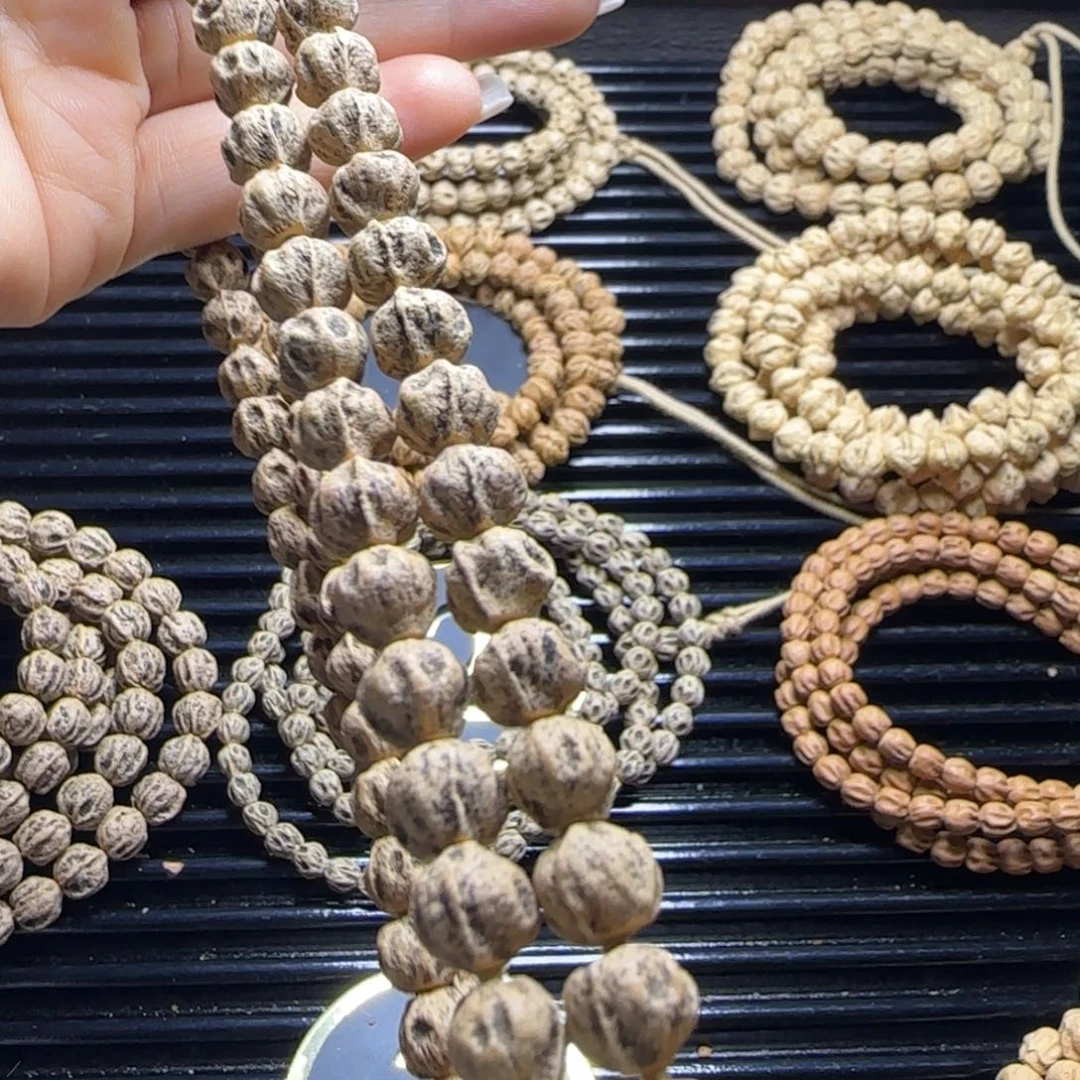 黑***虎柏香籽/百香籽吊坠