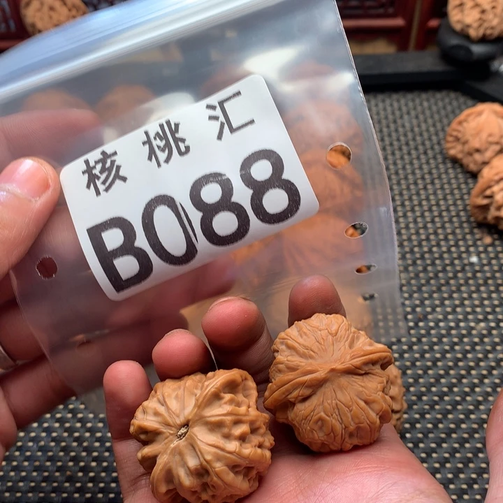 吊坠文玩核桃小金鱼