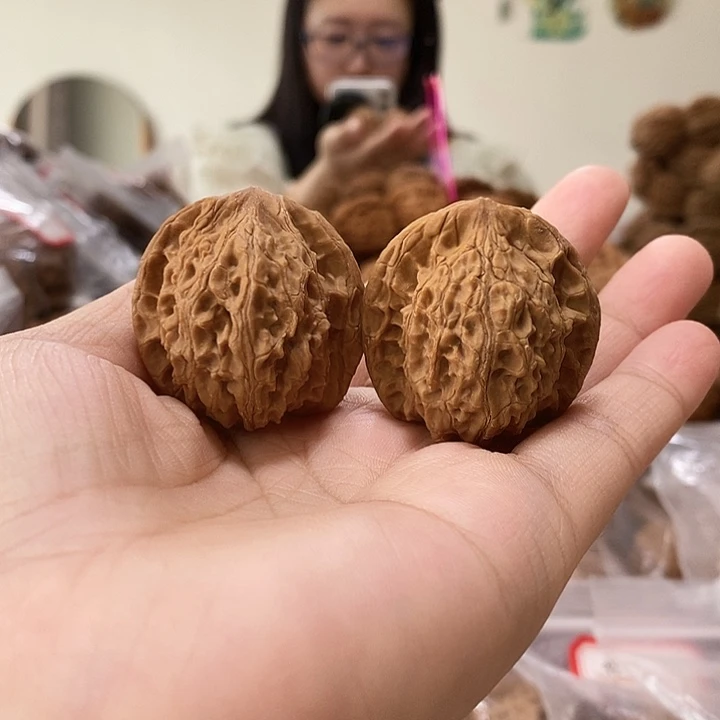 文玩核桃吊坠平顶34