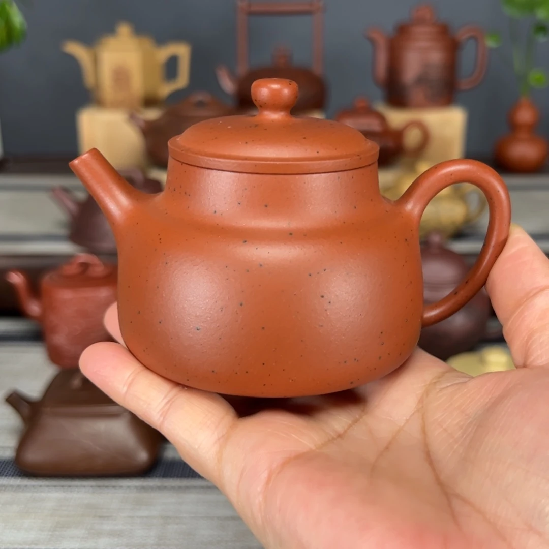 茶壶紫砂用****8言心大红泥