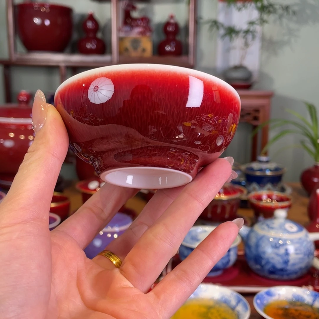 c****清欢雅玩原矿郎红福利普洱杯