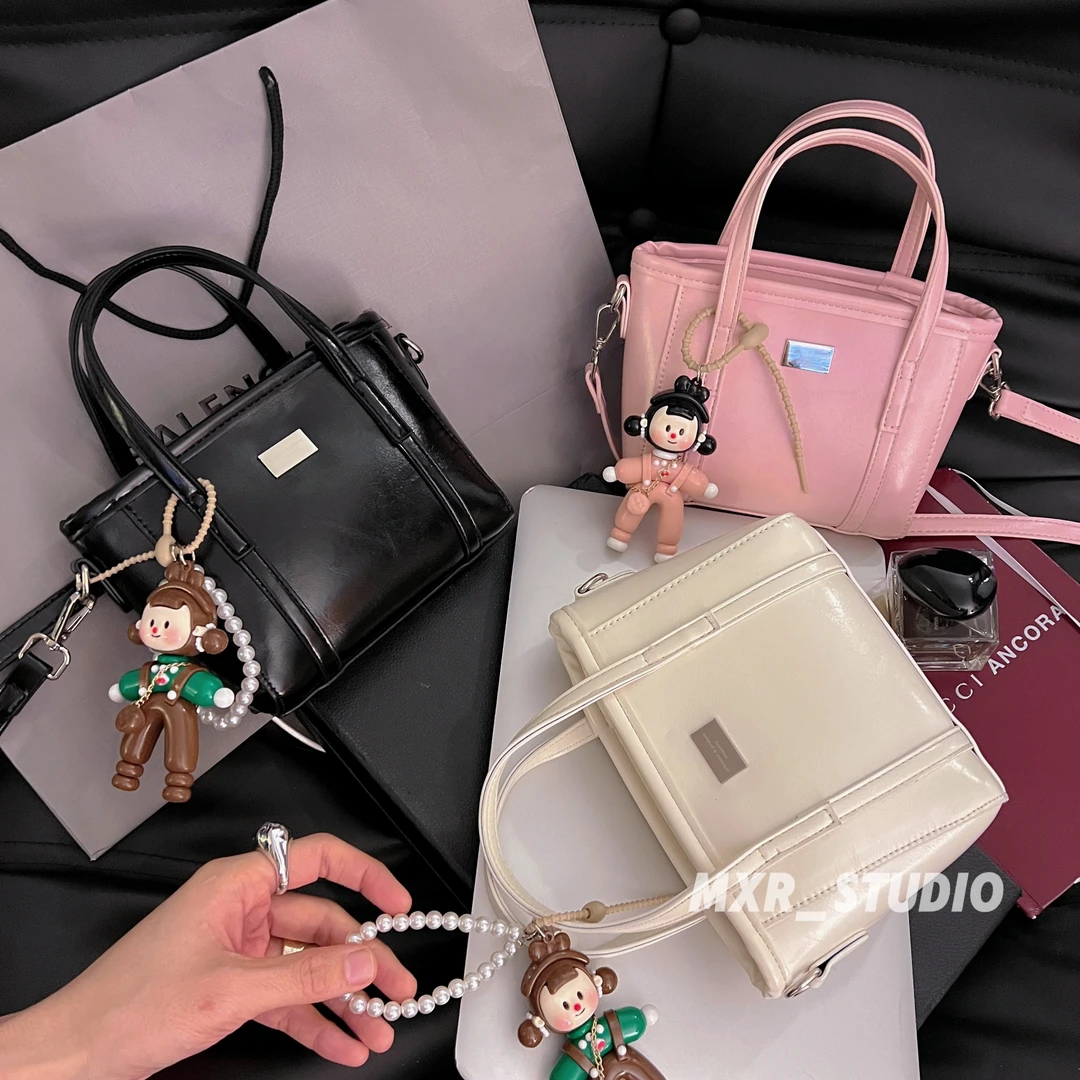 【苏打气泡】手提包菜篮子包女高级感小众水桶包单肩斜挎包手拎包