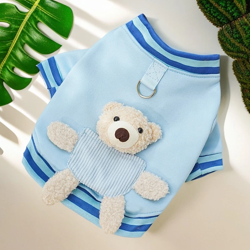 宠物狗狗衣服秋冬狗棒球服泰迪比熊雪纳瑞猫咪保暖猫用品运动