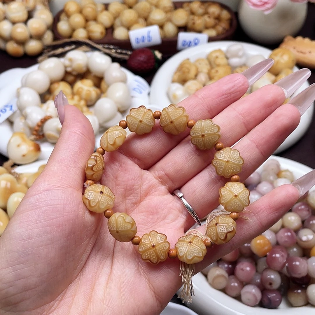 吊坠白玉菩提一串成品c