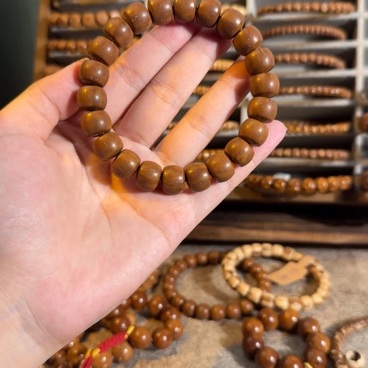 紫金鼠手串12*10硬糖手工直切实心