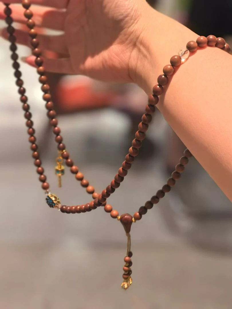 【九华大·愿·般若莲生】老山檀108手串念珠