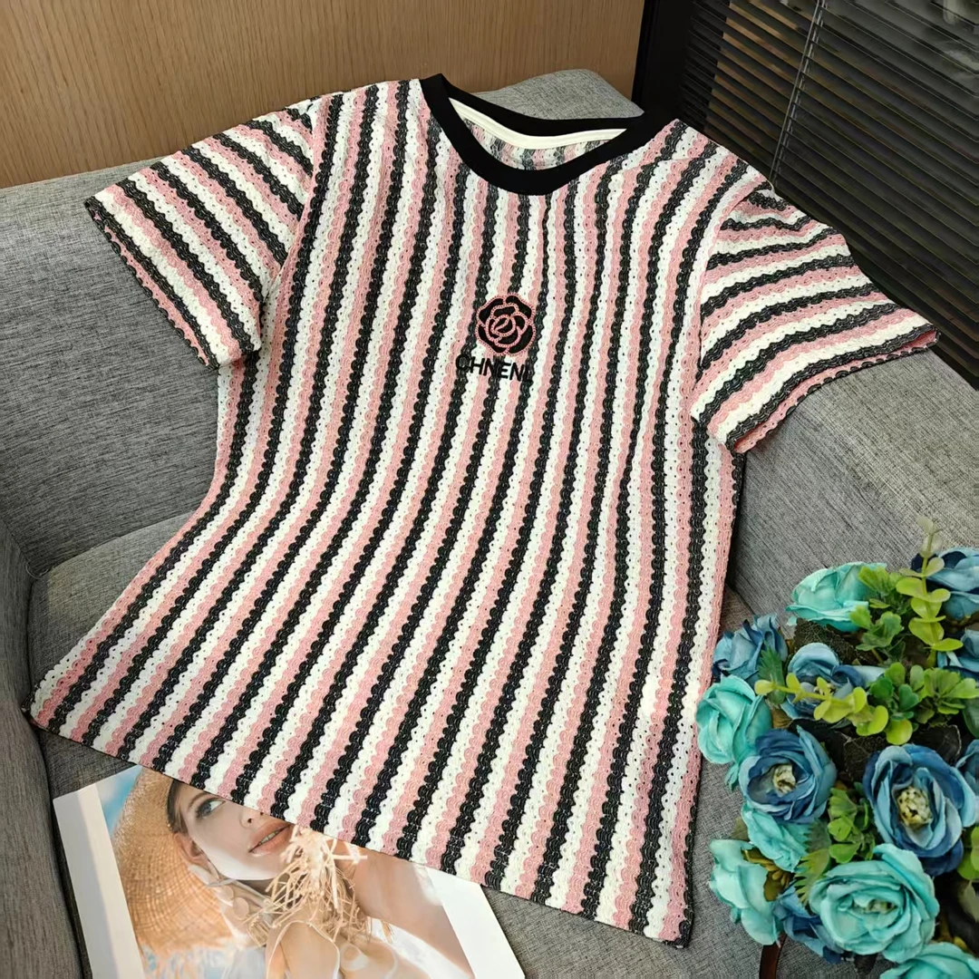 新款时尚女式百搭洋气短袖T恤G50060