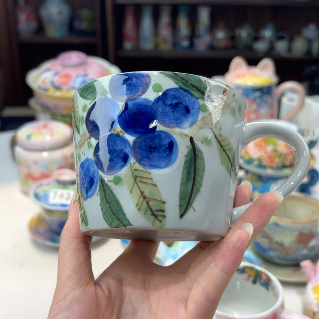 景德镇手绘高温釉下彩陶瓷茶具