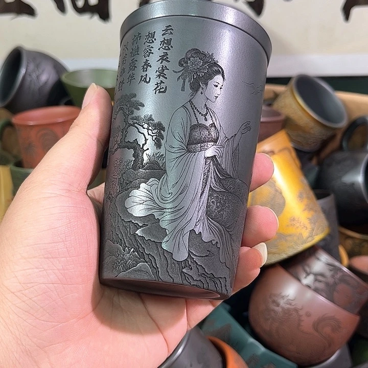 茶杯紫砂全手工紫砂主人杯