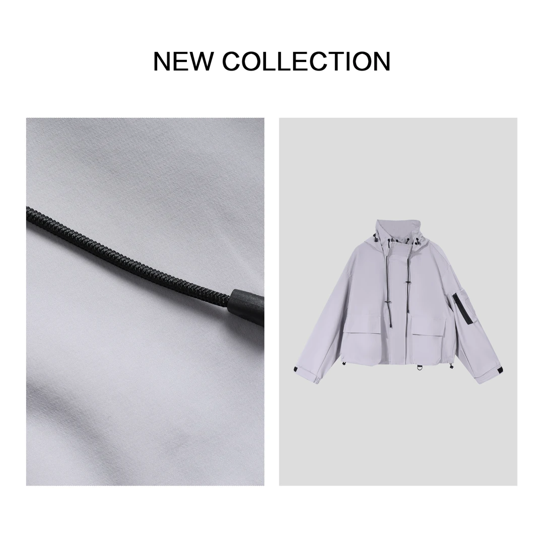 【婷婷专属】W1F36102B 春季连帽防风外套 户外旅行首选-6102