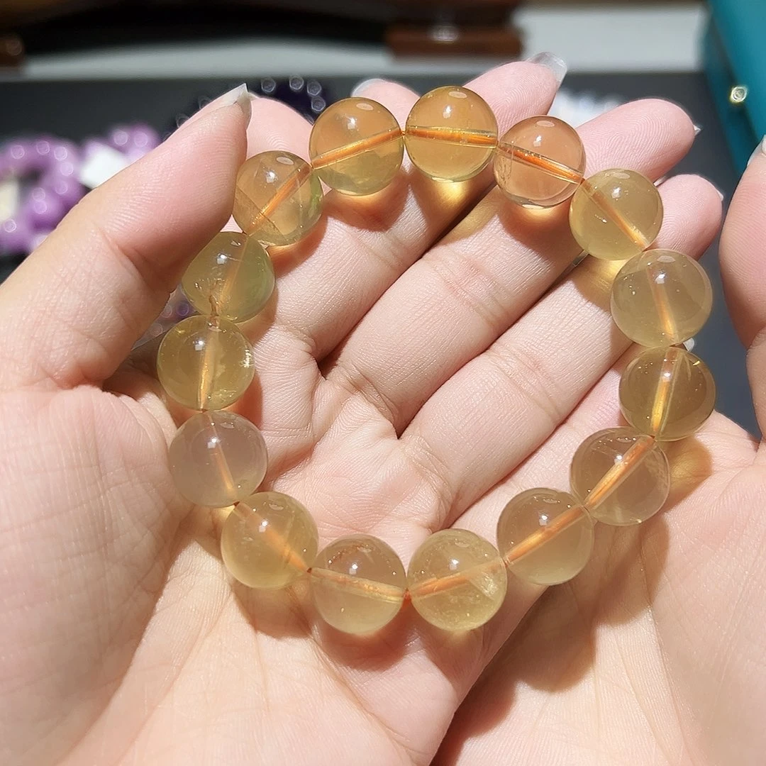 未镶嵌手链水晶魔晶宙斯黄水晶41号