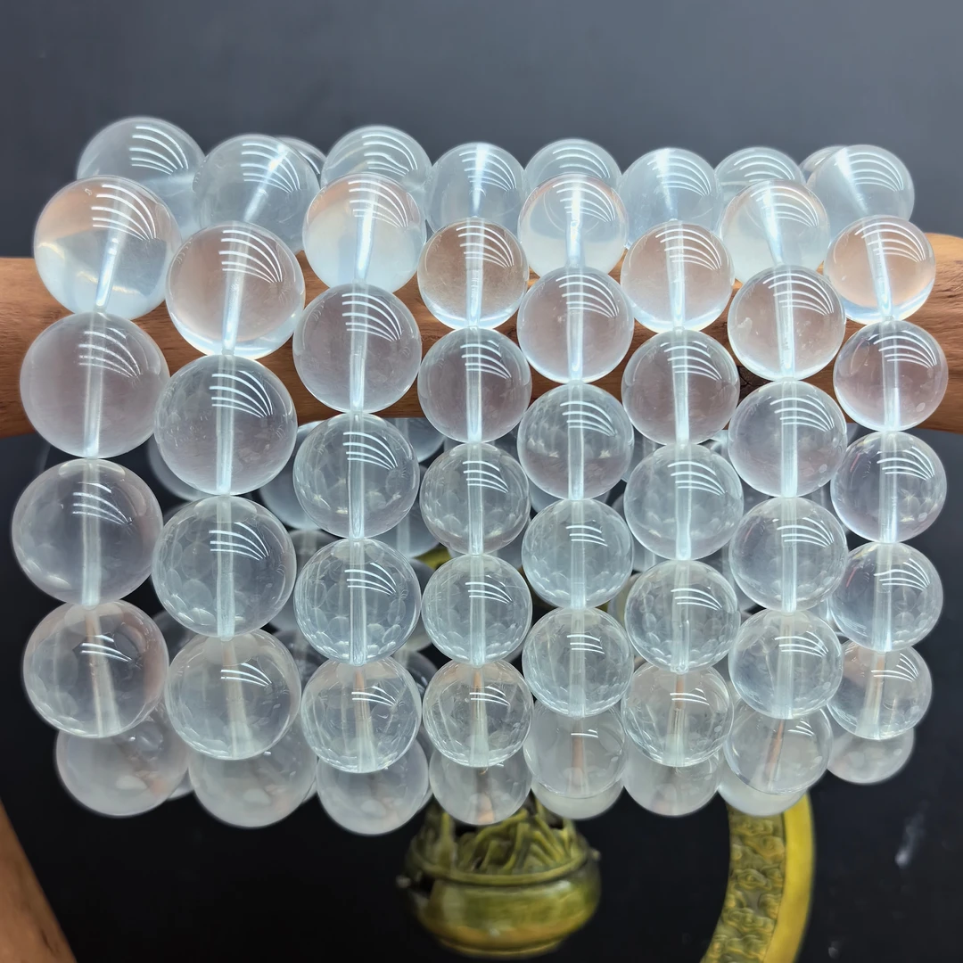 天然奶白晶手串 多样性发其一