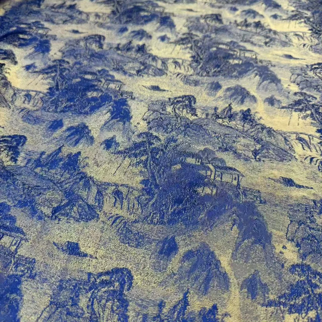 N184【天水碧】140*140中式披肩围巾