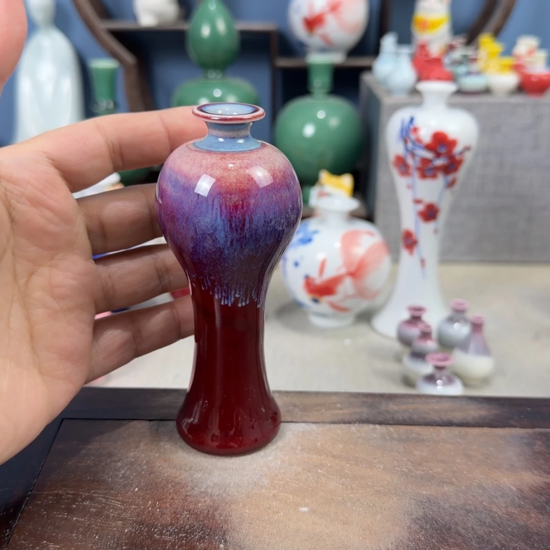 陶瓷手工小花器摆件