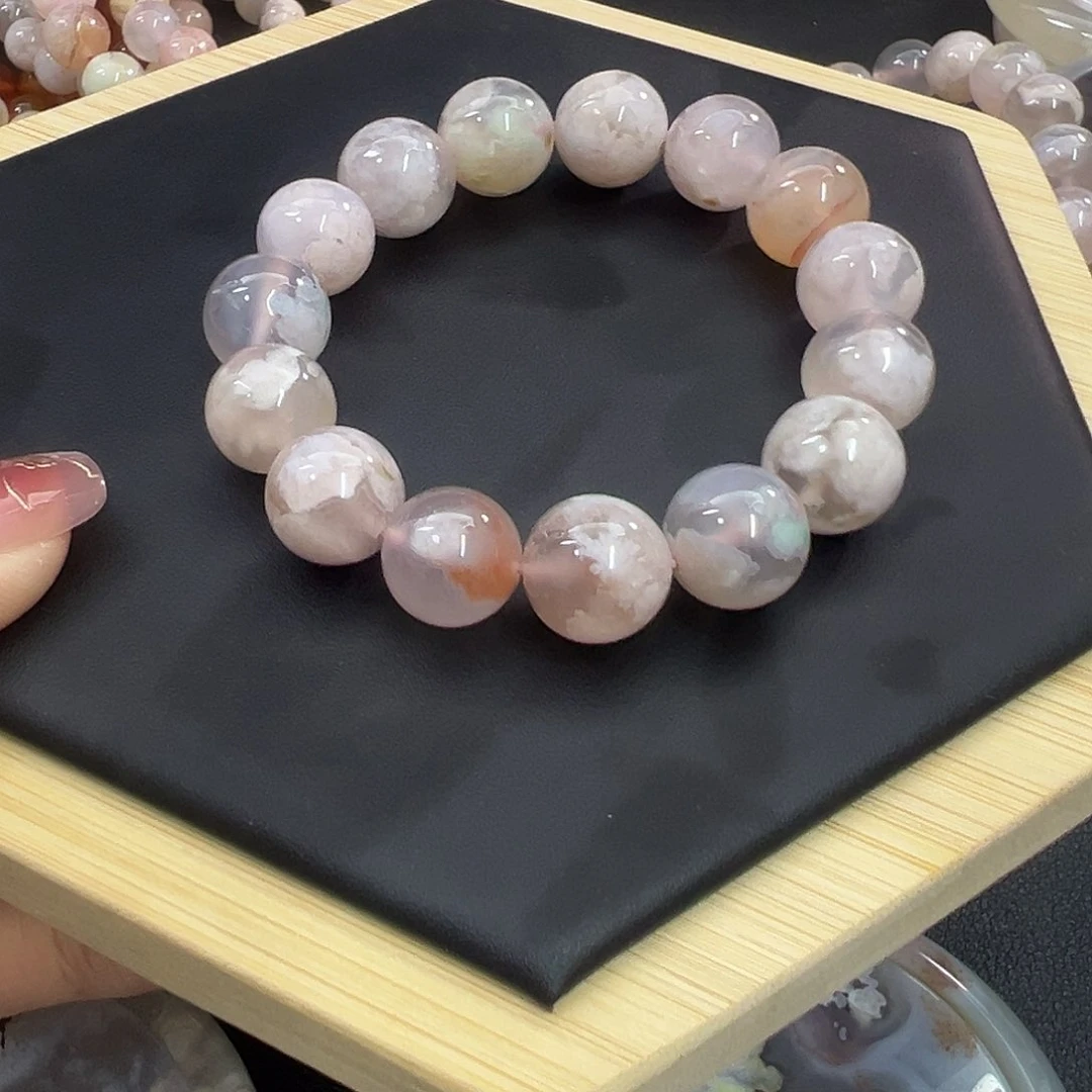 玛瑙/玉髓手镯未镶嵌桃****）