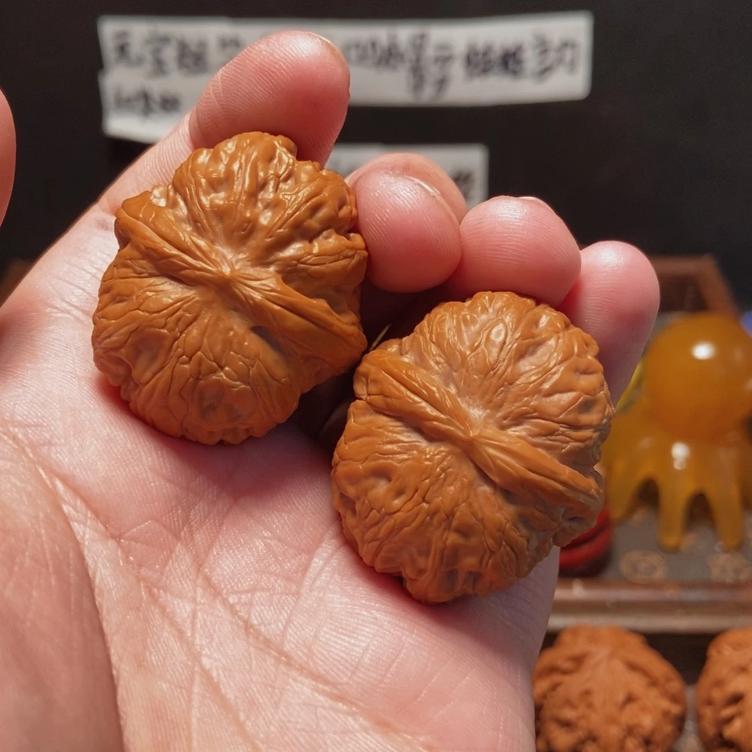 吊坠文玩核桃元宝40尺33