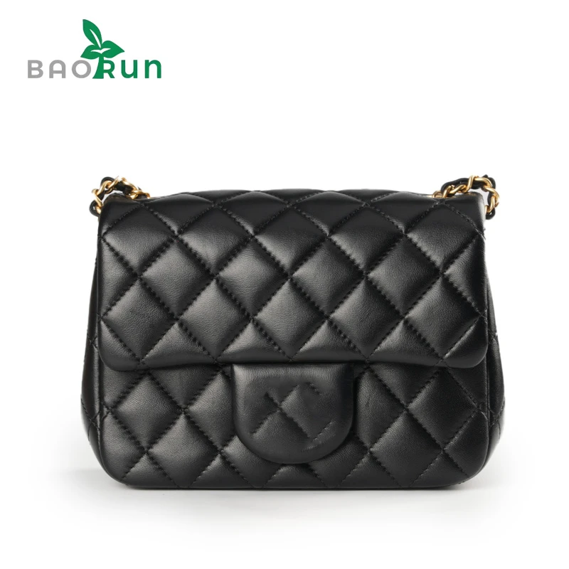 【FPZ18羊皮菱格包】时尚女士百搭通勤高级包