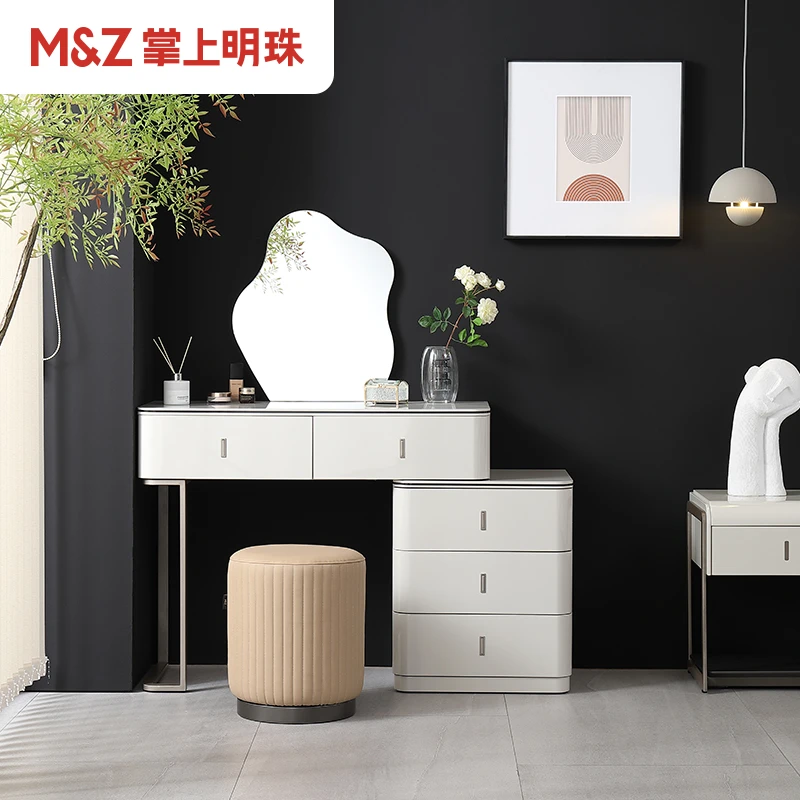 M&Z/掌上明珠家居妆台家用卧室化妆桌简约储物烤漆化妆台97A501