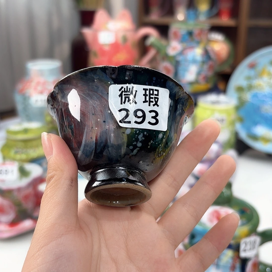 景德镇手绘高温釉下彩陶瓷茶具