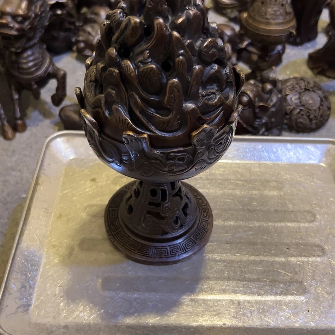 碧***宝黄铜摆件，文房摆件工艺品