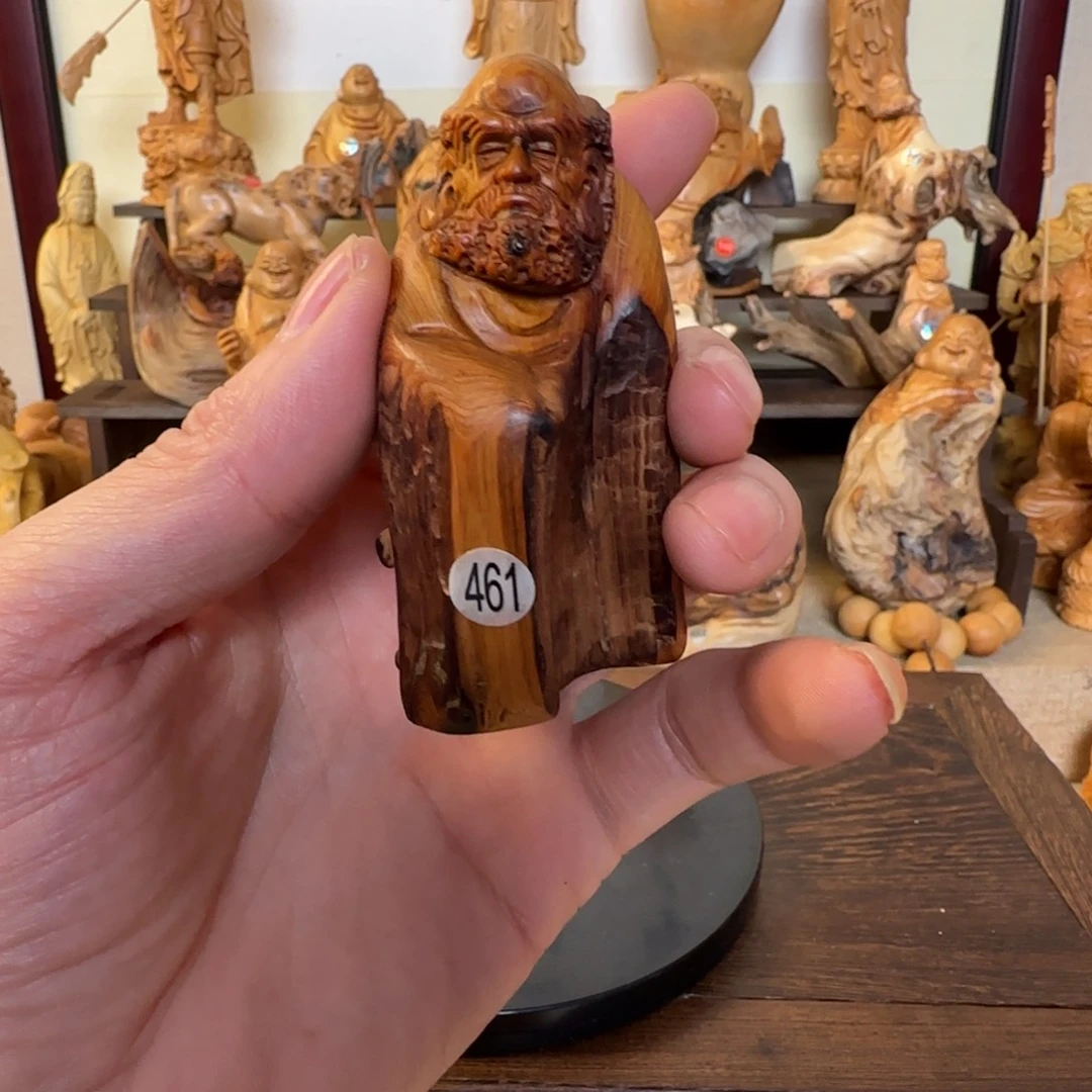 崖柏小木匠艺雕一物一拍