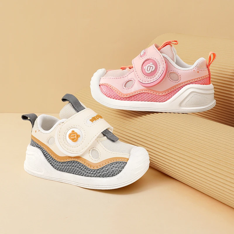 炜俊亿足学步鞋男女宝宝鞋子春秋款婴儿鞋软底防滑透气