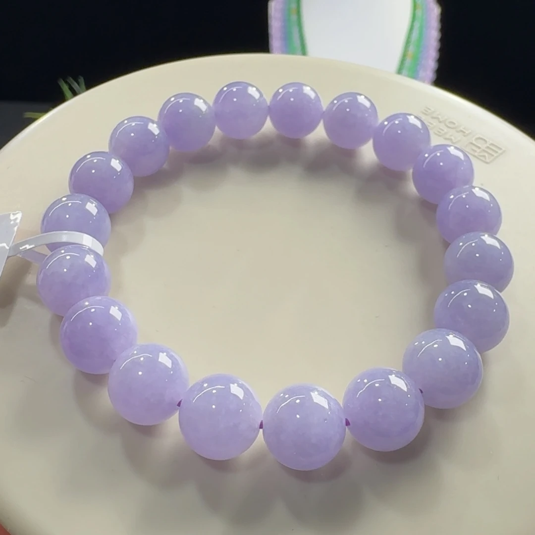 未镶嵌手链翡翠一***）红春紫单圈卡10mm念姐的定金