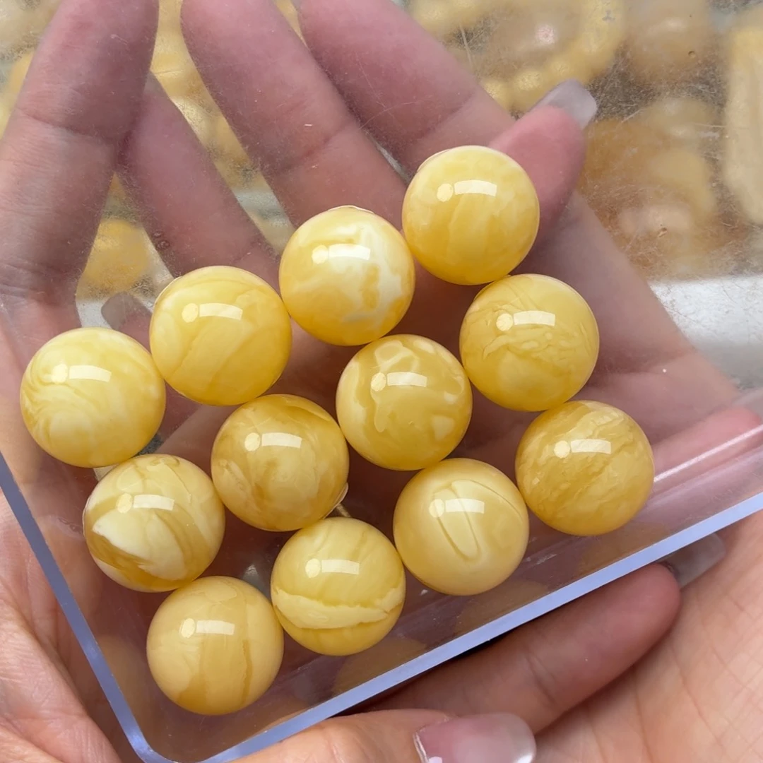 未镶嵌蜜蜡裸石17+蜜蜡手串
