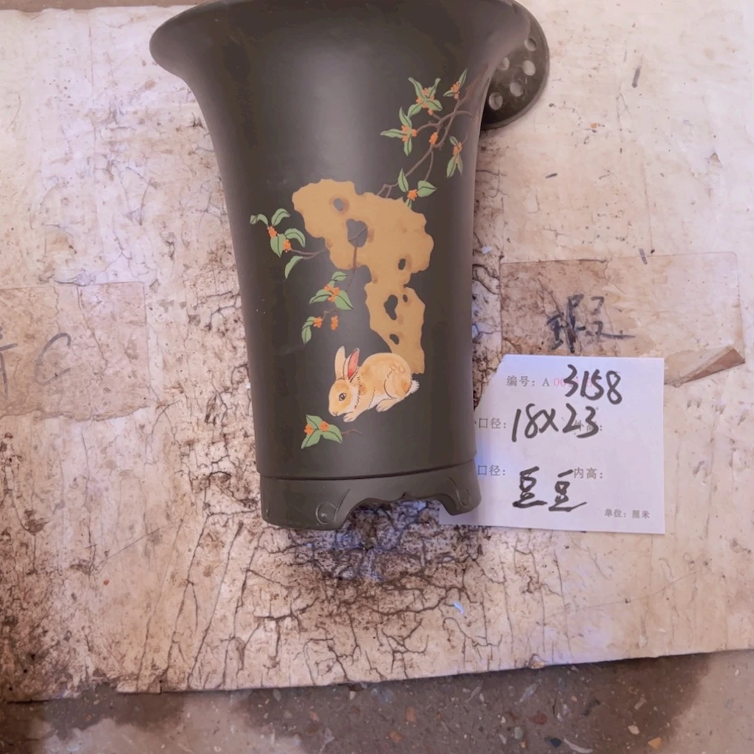 灰***花盆紫砂紫砂花盆