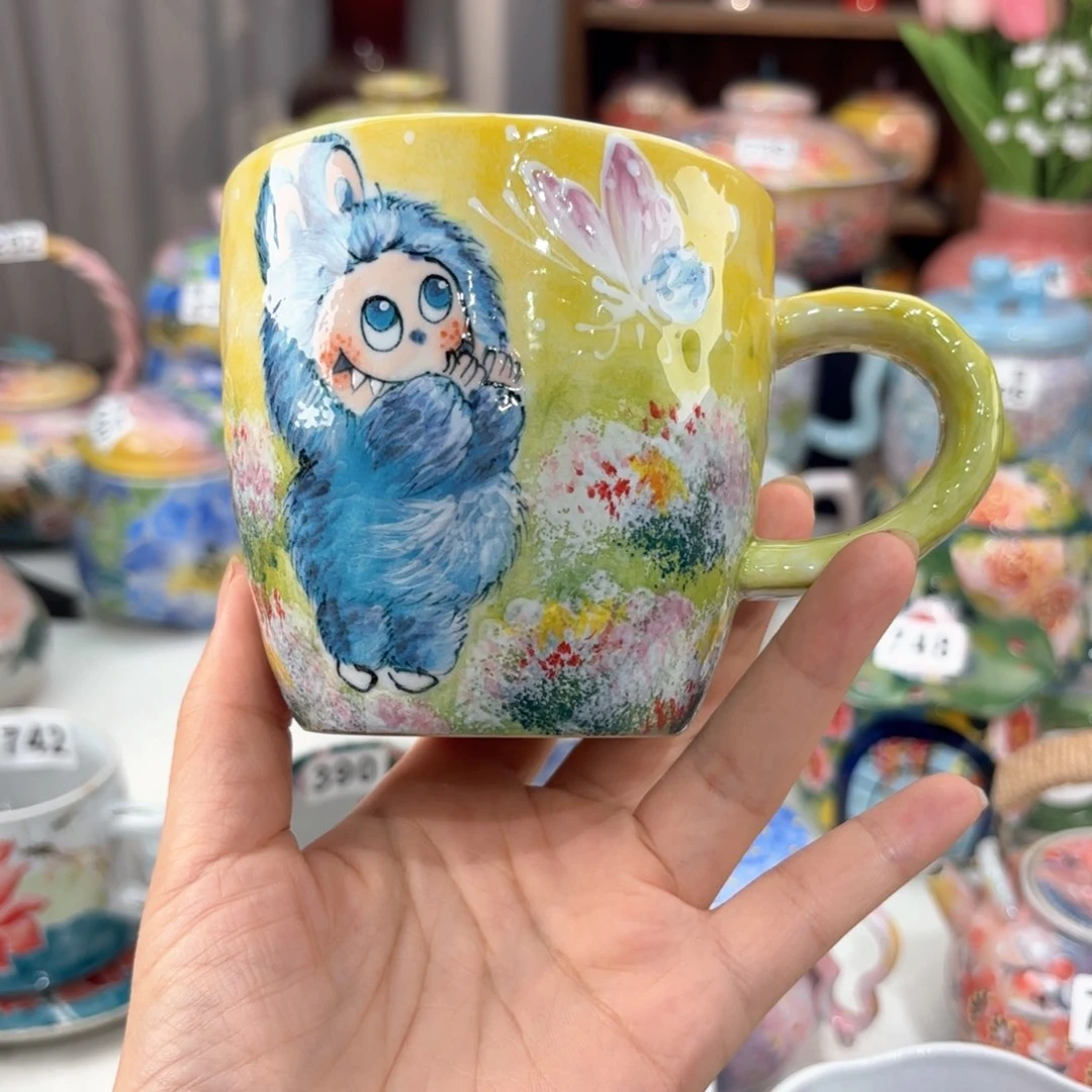 景德镇手绘高温釉下彩陶瓷茶具