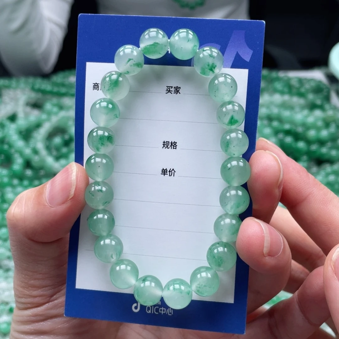未镶嵌手串石英质玉（非洲翠）