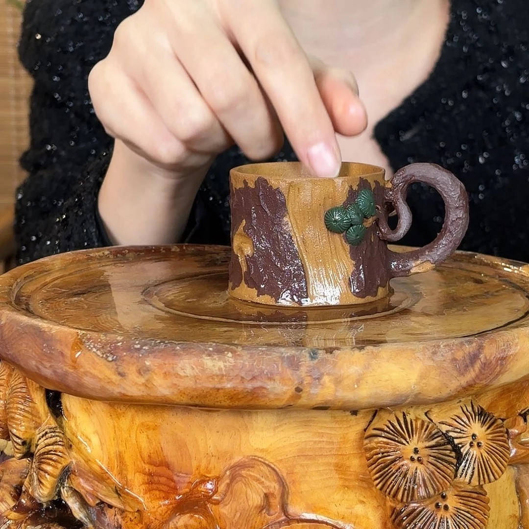 紫砂茶壶原矿紫砂泥