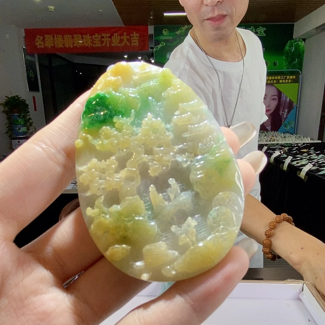 颈饰未镶嵌翡翠翡翠