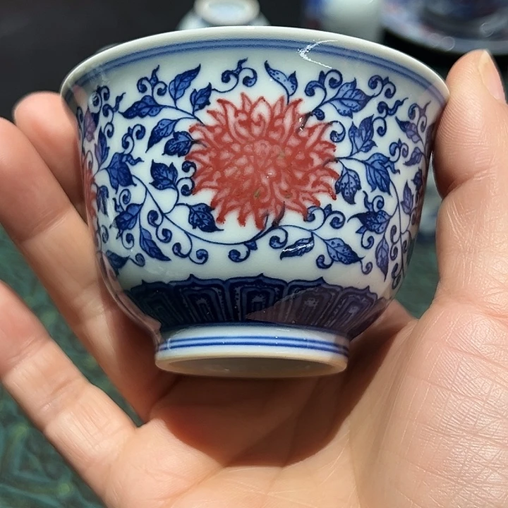 臻玉古坊原矿孔雀石釉里红