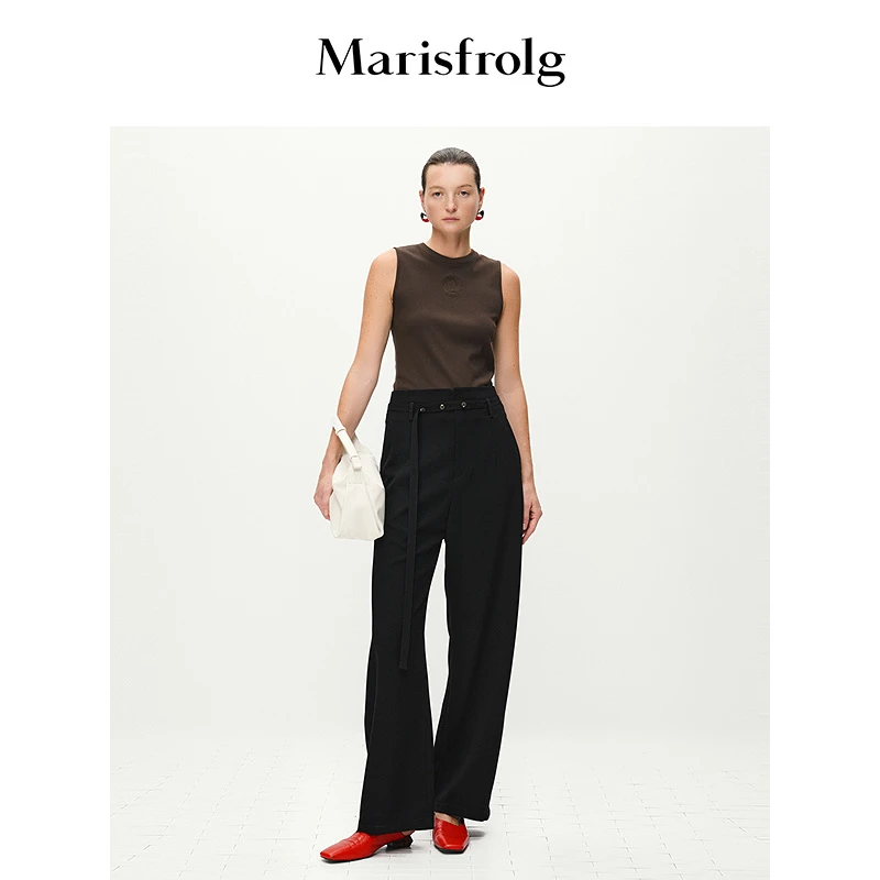Marisfrolg玛丝菲尔春季新款气质优雅女士裤子ACFZ10195