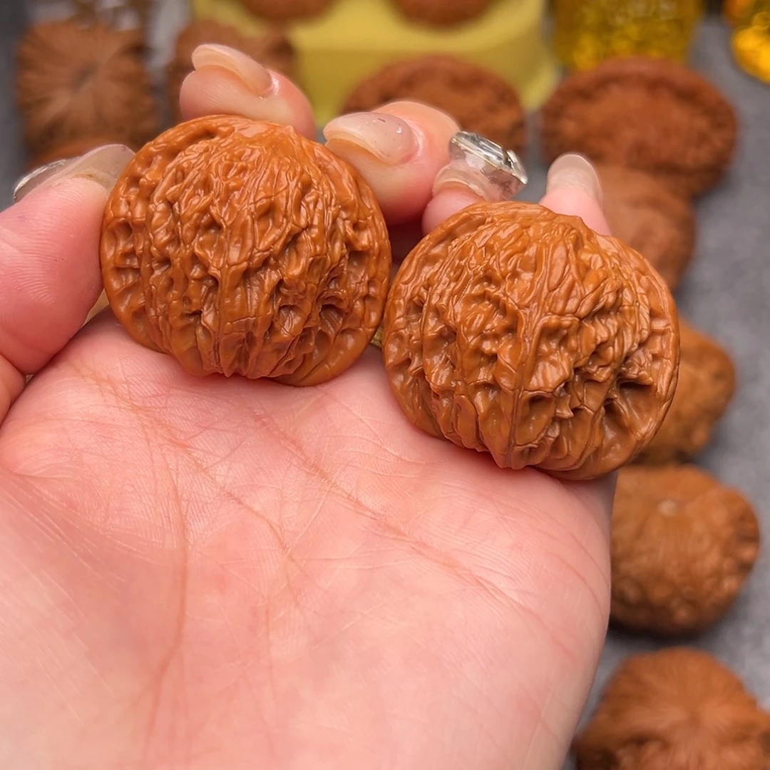 把件文玩核桃毕业精品精配山地磨37全品正磨