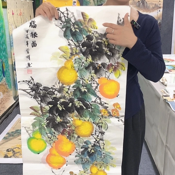 国画国画作品手绘