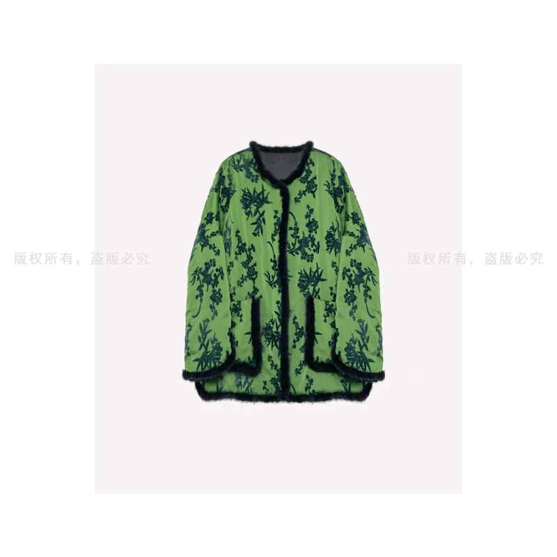 PIPI 【真丝漳绒】 漳绒外套 桑蚕丝外套 国风款 GGS2411LL2D236