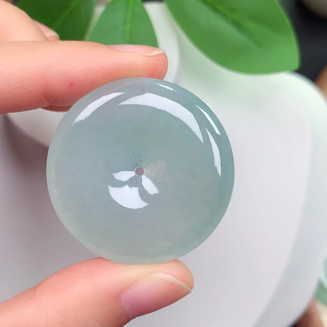 颈饰未镶嵌翡翠平安扣 34-6.0mm