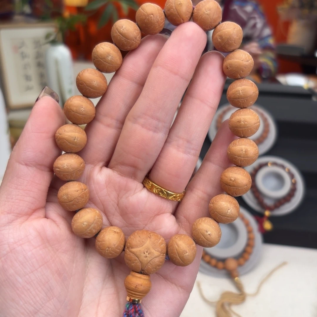 凤眼菩提吊坠12毫米铁籽单圈货头