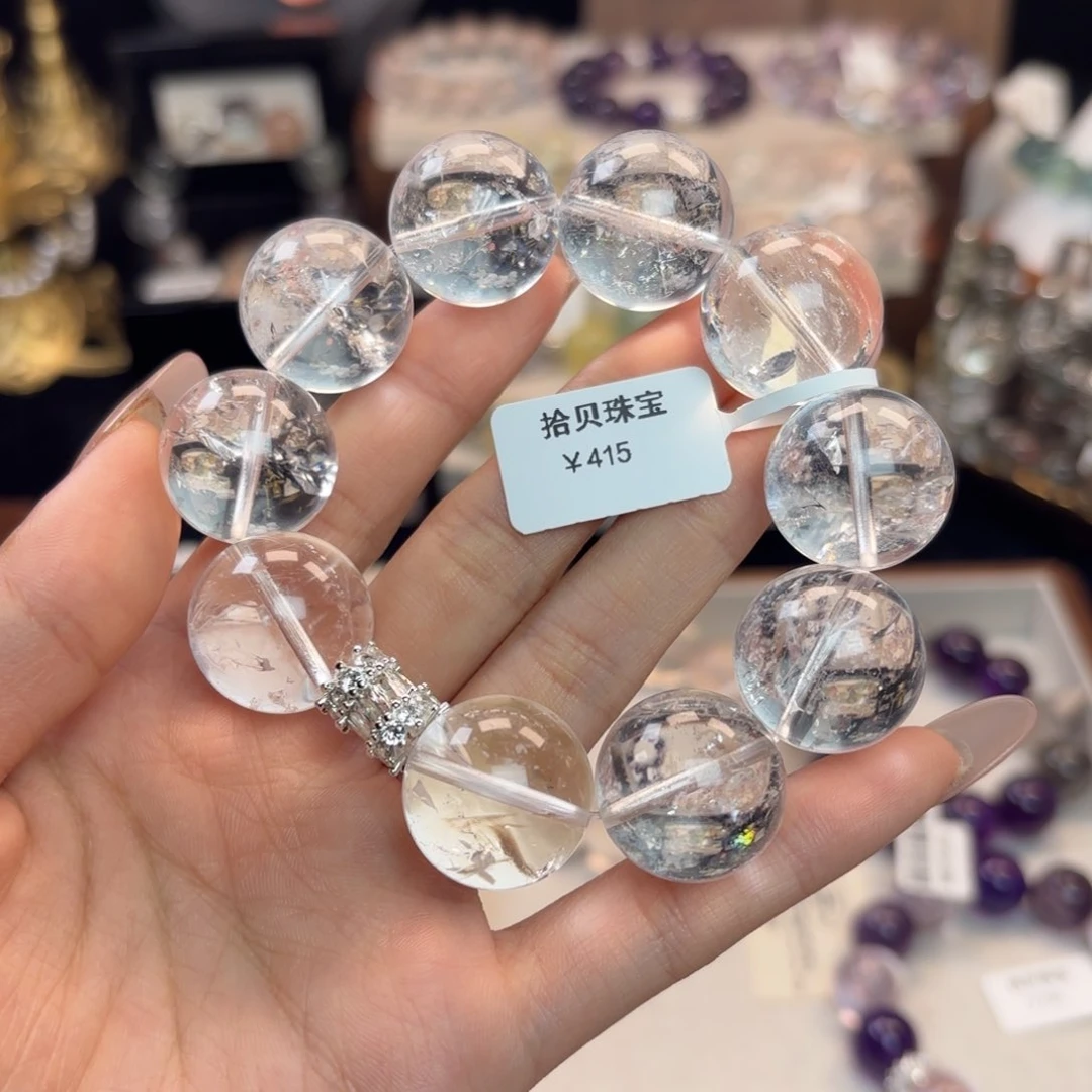 水晶手链未镶嵌九**看水晶鱼