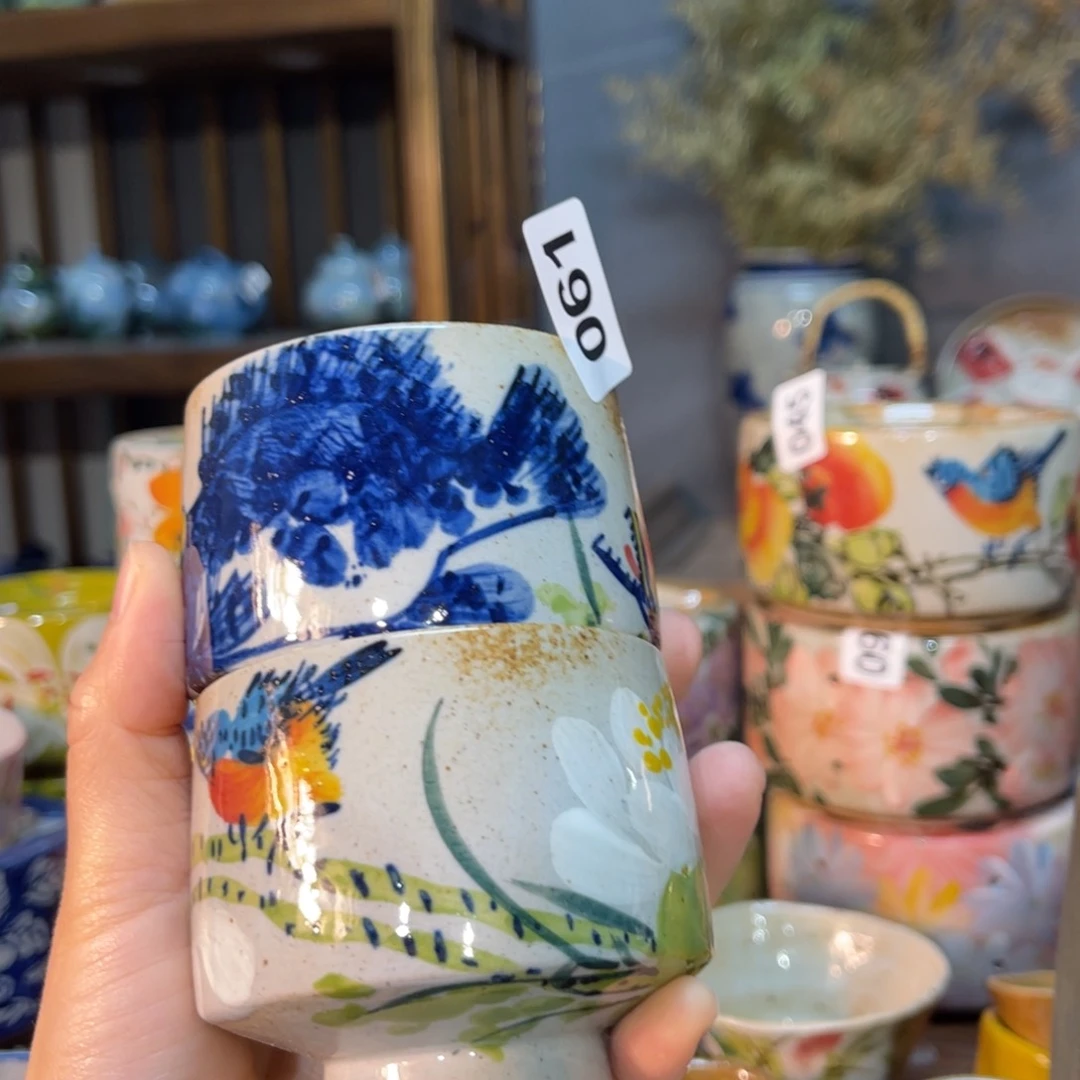 杯❄️**素浅陶瓷手工手绘