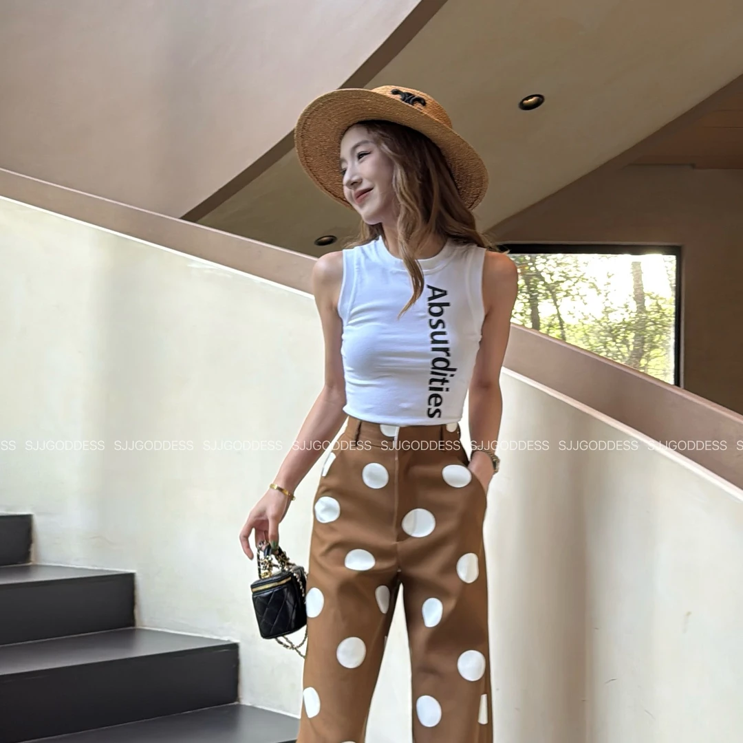 【娇娇私服定制】新款上新休闲百搭字母背心41502#