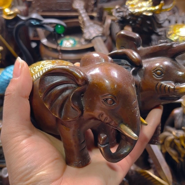 多*铜器摆件收收藏藏