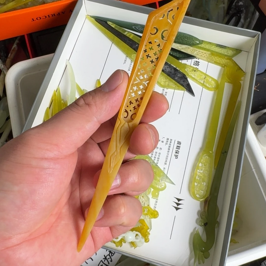 岫玉发饰未镶嵌明君玉簪就是好看