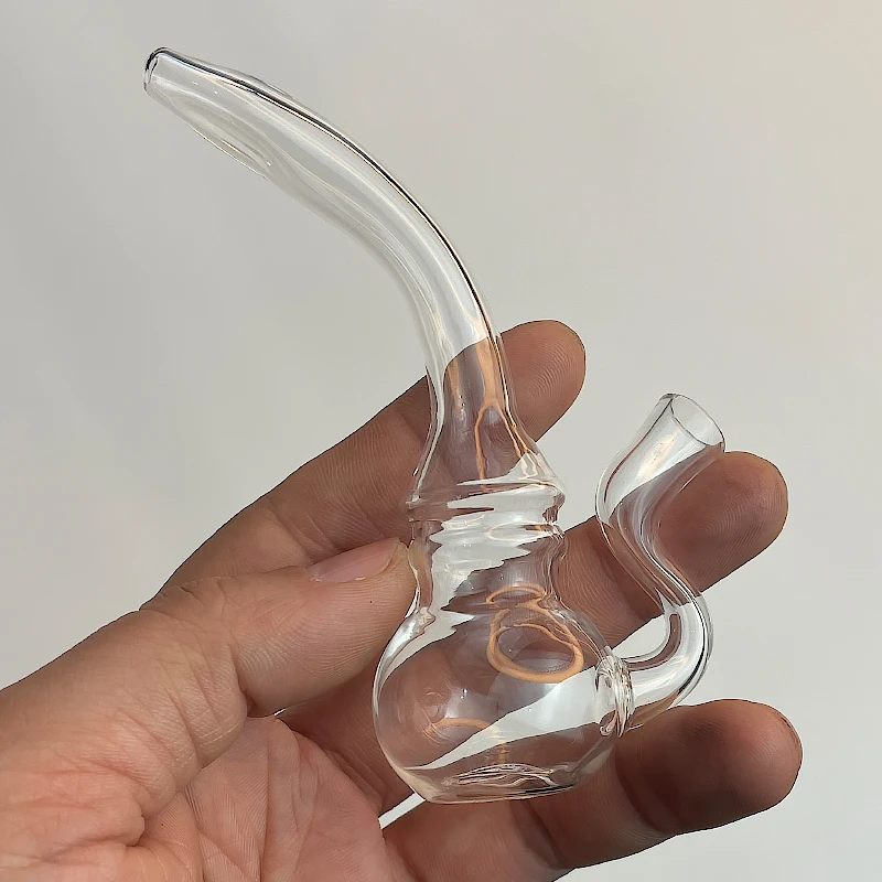 透明玻璃葫芦水过滤烟斗粗中细三用