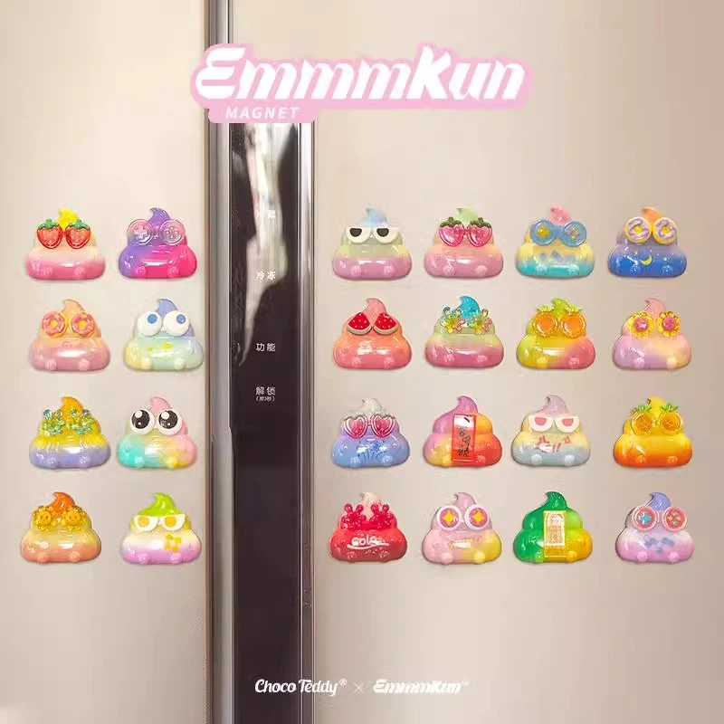 【开盒不退不H】Emmmkun有口福系列冰箱贴盲盒二代磁吸潮玩手办公仔